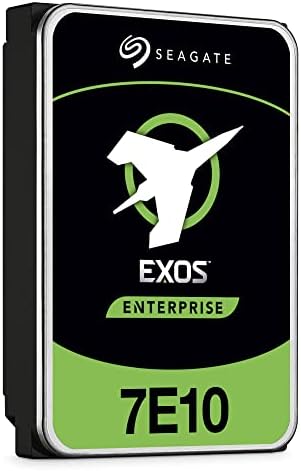 Seagate Exos 7E8 2TB Internal Hard Drive Enterprise HDD – CMR 3.5 Inch 512E SATA 6Gb/s 7200 RPM 256MB Cache for Enterprise, Data Center – Frustration Free Packaging (ST2000NM000A