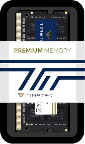 Timetec 16GB DDR4 3200MHz (or 2933MHz or 2666MHz) PC4-25600 Non-ECC Unbuffered 1.2V CL22 2Rx8 Dual Rank 260 Pin SODIMM Laptop Notebook PC Computer Memory RAM Module Upgrade|B098TXZY34