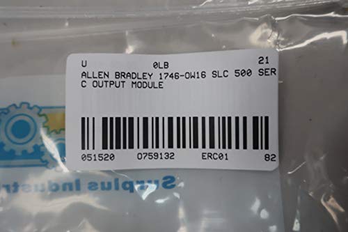 ALLEN BRADLEY 1746-OW16 SLC 500 Output Module SER C|B07X59GRB1