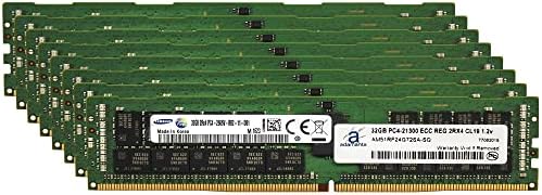 Factory Original 128GB (4x32GB) Compatible for Dell Poweredge, Precision Servers DDR4 2666MHZ PC4-21300 ECC Registered Chip Buffered RDIMM 2Rx4 CL19 1.2v Memory RAM Upgrade Adamanta|B0B3KVX3FT