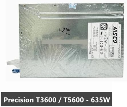 for T3600 T5600 635W Swap 80Plus Power Supply NVC7F 0NVC7F DPS-635AB A D635EF-00|B0G3FGP9VB