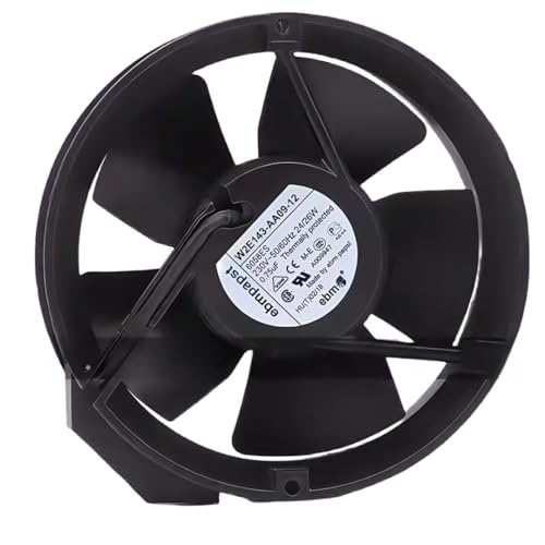 for W2E143-AA09-12 230V 24/26W 172MM - 0.75uF 17251 17CM 2-PIN Cooling Fan 172X172X51MM|B0F1ZZFLP8