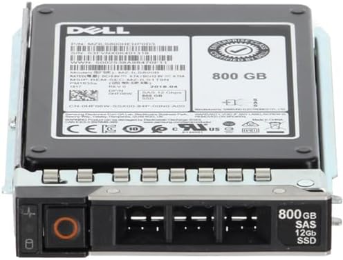Dell 800GB 12Gbps SAS MU TLC 2.5 SSD PM1635a (HF06W (Renewed