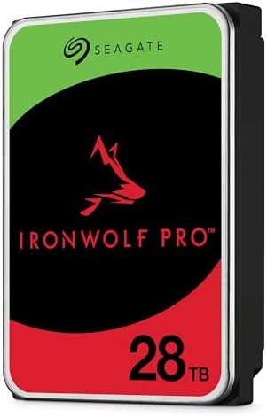 Seagate IronWolf Pro 24TB Enterprise NAS Internal HDD Hard Drive – CMR 3.5 Inch SATA 6Gb/s 7200 RPM 512MB Cache for RAID Network Attached Storage, Rescue Services (ST24000NT002)|B0CSPCFKR9