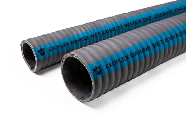 Shield 16-254-4121 Shields Exoflex Water/Exhaust Hose, 4-1/2" x 6-1/4'