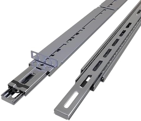 Rackmount Sliding Rails - Kit for 2U-8U Chassis (Adjustable 18" to 25" Depth) 2 or 4 Post Mount Sliders for Server Case (Compatible with Any Standard Rack, Cabinet, Computer Enclosure) Tupavco TP1821|B0B8MBP52K