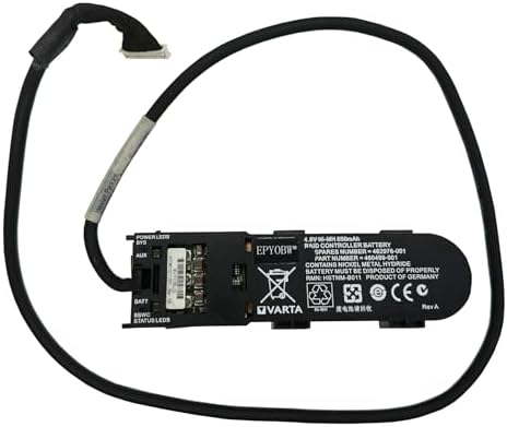 EPYOBW 462976-001 Laptop Battery 4.8V Compatible with HP Smart Array P P212 P400 P410 P410i P411 P800 Raid Controllers Series 460499-001 462969-B21 381573-001 398648-001 HSTNM-B011|B0CSG4LD12