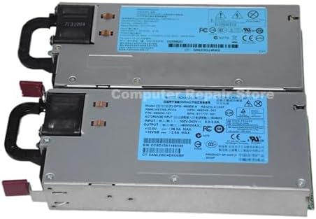 511777-001 511778-001 for DL360 380 G6 G7 G8 Server Power Supply 460W 750W DPS-750RB A DPS-460EB A 499249-001 506821-001(1Pc 511777-001 460W