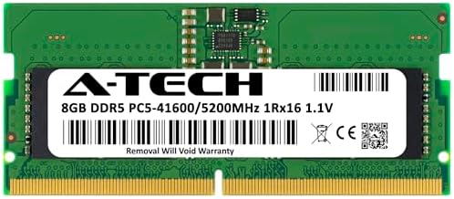 32GB DDR5 4800MHz PC5-38400 CL40 SODIMM 2Rx8 Dual Rank 1.1V Non-ECC Unbuffered SO-DIMM 262-Pin Laptop Computer RAM Memory Upgrade Module
