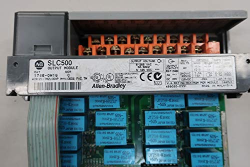 ALLEN BRADLEY 1746-OW16 SLC 500 Output Module SER C|B07X59GRB1