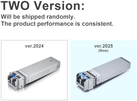 10Gtek 10GBase-SR SFP+ Transceiver, 10G 850nm MMF, up to 300 Meters, Compatible with HPE ProCurve J9150A HPE Aruba J9150D J9150DCM JL748A, Pack of 2|B08BP5KDG7