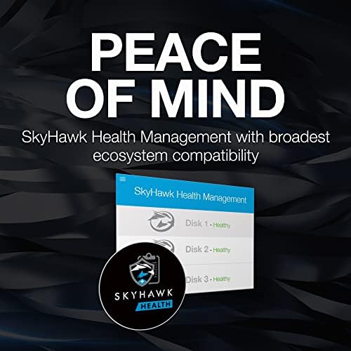 Seagate Skyhawk AI 16TB Video Internal Hard Drive HDD – 3.5 Inch SATA 6Gb/s 512MB Cache for DVR NVR Security Camera System with Drive Health Management and in-House Rescue Services (ST16000VE004
