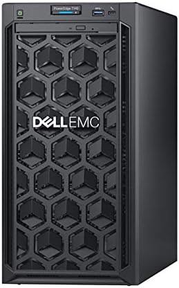 Dell PowerEdge T140 Mini Tower Server with Intel Xeon 3.3GHz CPU, 64GB DDR4 RAM, 16TB HDD Storage, RAID, Windows 2019 (Renewed)|B081K9Z8DC