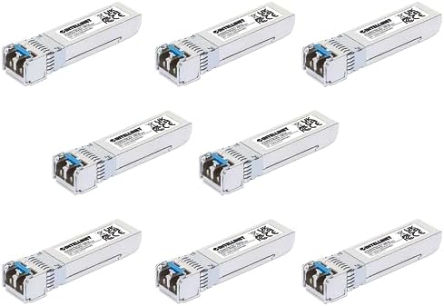 Intellinet 1000Base-SX SFP to LC Multi-Mode Mini GBIC Module 1G Fiber Transceiver - Cisco GLC-SX-MM Compatible - Wavelength 850 nm - Hot Plugging - Up to 550 m. – 545006-SGL|B001P8B4FG