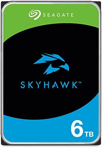 Seagate Skyhawk 4TB Video Internal Hard Drive HDD – 3.5 Inch SATA 6Gb/s 64MB Cache for DVR NVR Security Camera System with Drive Health Management and in-House Rescue Services (ST4000VXZ16/016