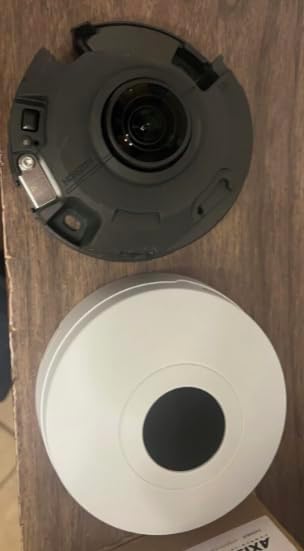 Axis Communications AXIS M4327-P 6MP Indoor Panoramic IP Camera with Deep Learning, 1.1mm Fisheye Lens, White|B0CDSM5RGJ