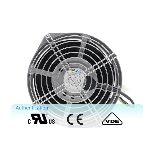 W2S130-AA03-71 Axial Fan for ebM Papst - W2S130AA0371 230VAC 2800RPM 130mm Cooling Fan with Guard Grille for Rittal Cabinet