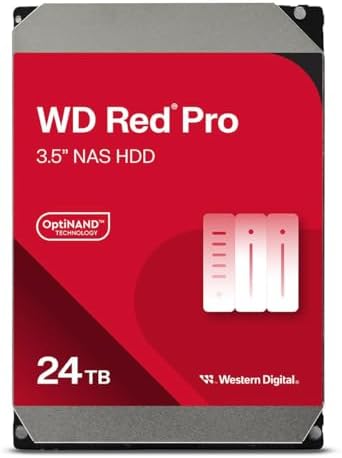 Western Digital 4TB WD Red Plus NAS Internal Hard Drive HDD - 5400 RPM, SATA 6 Gb/s, CMR, 256 MB Cache, 3.5" -WD40EFPX|B0BDXSK2K7