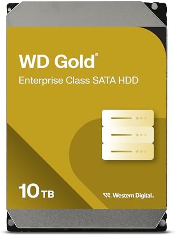 Western Digital 16TB WD Gold Enterprise Class Internal Hard Drive - 7200 RPM Class, SATA 6 Gb/s, 512 MB Cache, 3.5" - WD161KRYZ|B089S33PR3