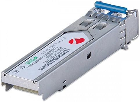 Intellinet 1000Base-SX SFP to LC Multi-Mode Mini GBIC Module 1G Fiber Transceiver - Cisco GLC-SX-MM Compatible - Wavelength 850 nm - Hot Plugging - Up to 550 m. – 545006-SGL|B001P8B4FG