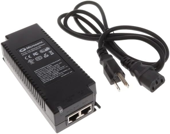 PD-9501GC/AC-US MICROCHIP POE Injector Midspan, 55V, 1 Port, 10/100/1000 Mbps Data Rate