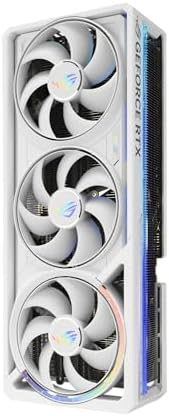 ASUS ROG Astral GeForce RTX 5090 White OC Edition Gaming Graphics Card (PCIe 5.0, 32GB GDDR7, HDMI/DP 2.1, 3.8-slot, 4fan design, Axial-tech fans, patented vapor chamber, Phase-change GPU thermal pad