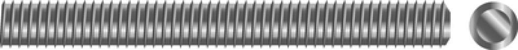 Seachoice SC2782 00673 3/8"-16 x 3' Threaded Rod Stainless