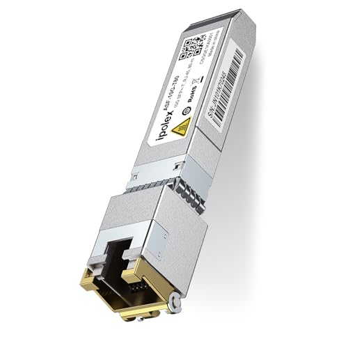 ipolex SFP+ 10GBase LR Singlemode Module, 10G SFP LC 1310nm Fiber Optic Transceiver for Cisco SFP-10G-LR, Ubiquiti UniFi UF-SM-10G, Meraki MA-SFP-10GB-LR, Netgear AXM762, Mikrotik and More, up to 10KM|B01EN33WYK