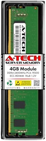 A-Tech 64GB Kit (2x32GB DDR4 2666MHz PC4-21300 ECC RDIMM 2Rx4 Dual Rank 1.2V ECC Registered DIMM 288-Pin Server & Workstation RAM Memory Upgrade Modules (A-Tech Enterprise Series
