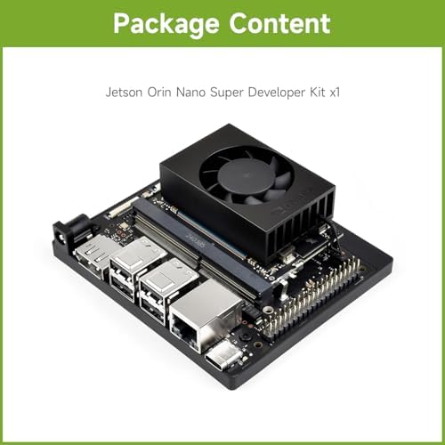Waveshare Jetson Orin Nano Super AI Development Kit for Embedded and Edge Systems, with 8GB Memory Jetson Orin Nano Module|B0DTH87MQ1
