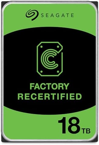 Seagate Enterprise 3.5" 18000 GB 7200 RPM 18 TB 3.5" 7200 RPM SATA ST18000NM00J (Renewed
