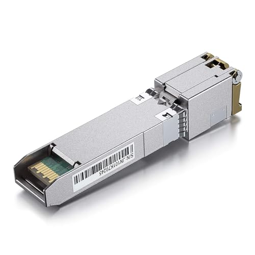 10Gtek 1.25G SFP Transceiver 1000Base-LX, 1310nm SMF SingleMode Fiber Optic Module, up to 10 km, for Cisco GLC-LH-SMD, Meraki MA-SFP-1GB-LX10, Ubiquiti UniFi, Fortinet, Mikrotik, TP-Link, Pack of 2|B08BP6MX14