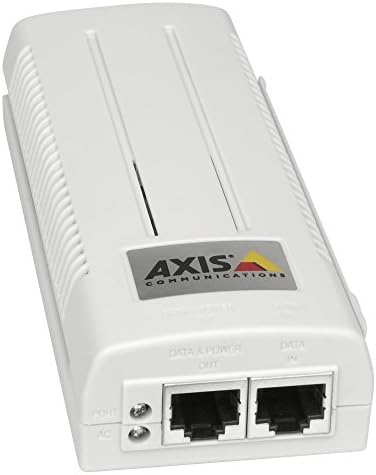 AXIS T8120 Midspan 15 W 1-port - Power injector - AC 100-240 V - 15 Watt - 1 output connector(s) - United States - for AXIS M1103, M1104, M1113, M1113-E, M1114, M1114-E, M1143-L, M1144-L|B00JNA1I2C