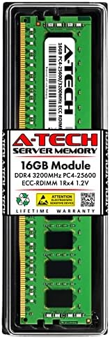 A-Tech 16GB RAM for Dell PowerEdge T550 | DDR4 3200MHz PC4-25600 ECC RDIMM 1Rx4 Registered Server Memory Upgrade