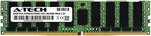 A-Tech 32GB RAM for Dell PowerEdge M830, R430, R440, R530, R540, R830, R840, T430, T630 | DDR4 2133MHz PC4-17000 ECC LRDIMM 4Rx4 Load Reduced Server Memory Upgrade