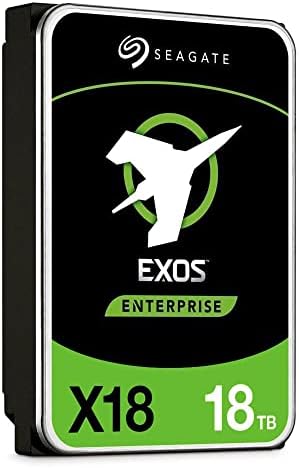 Seagate Exos X18 18TB SAS 12Gb/s 7200RPM 3.5" Enterprise Hard Drive - ST18000NM005J (Renewed