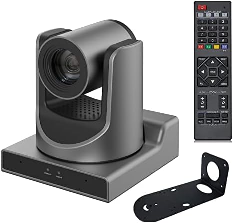 SMTAV PTZ Camera,30X AI Tracking with Zoom Camera with HDMI/SDI/USB3.0/IP Streaming Outputs for Meeting, Church, Events, Teaching(30X Optics Zoom, White