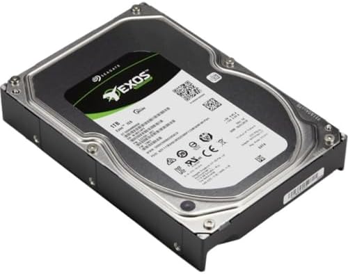 Seagate Exos 7E8 1TB Internal Hard Drive Enterprise HDD – CMR 3.5 Inch 512E SATA 6Gb/s 7200 RPM 256MB Cache for Enterprise, Data Center – Frustration Free Packaging (ST1000NM000A