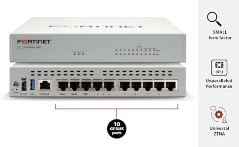 FortiGate-60F Network Security Appliance Plus 1 Year FortiGuard Enterprise Protection and FortiCare Premium (FG-60F-BDL-809-12)|B0D3PQL5RB
