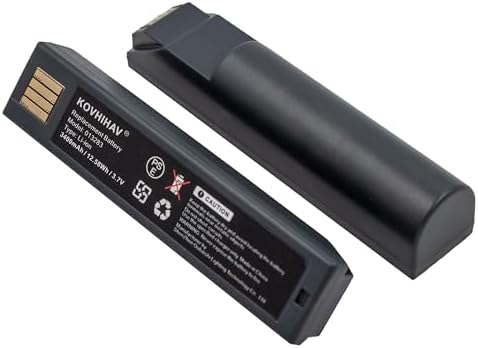 BAT-SCN01 Scanner Battery Compatible with Voyager 1202,1452,1202G,1452G,1981I. Xenon 3820,3820i,4820,6320,1202G,8675i,1452G,1472G,1911,1981,1952HHD|B0D76LRHBJ