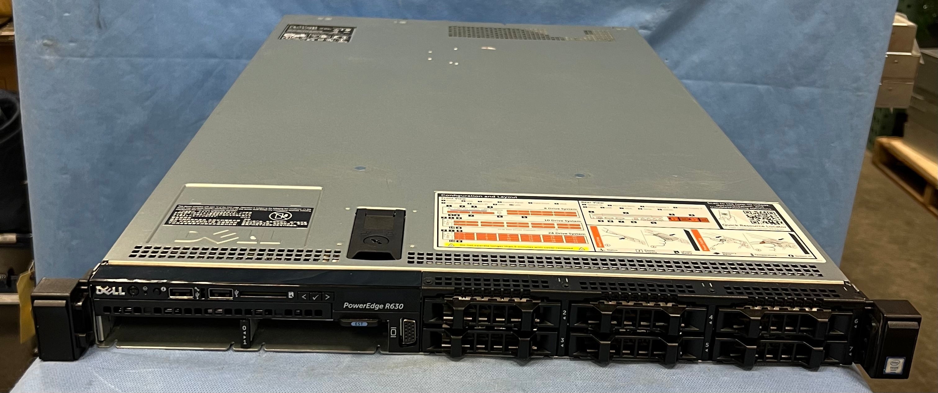 Dell PowerEdge R630 1U Server 2x 10C E5-2660v3 2.6GHz 512GB H730p iDRAC Rails