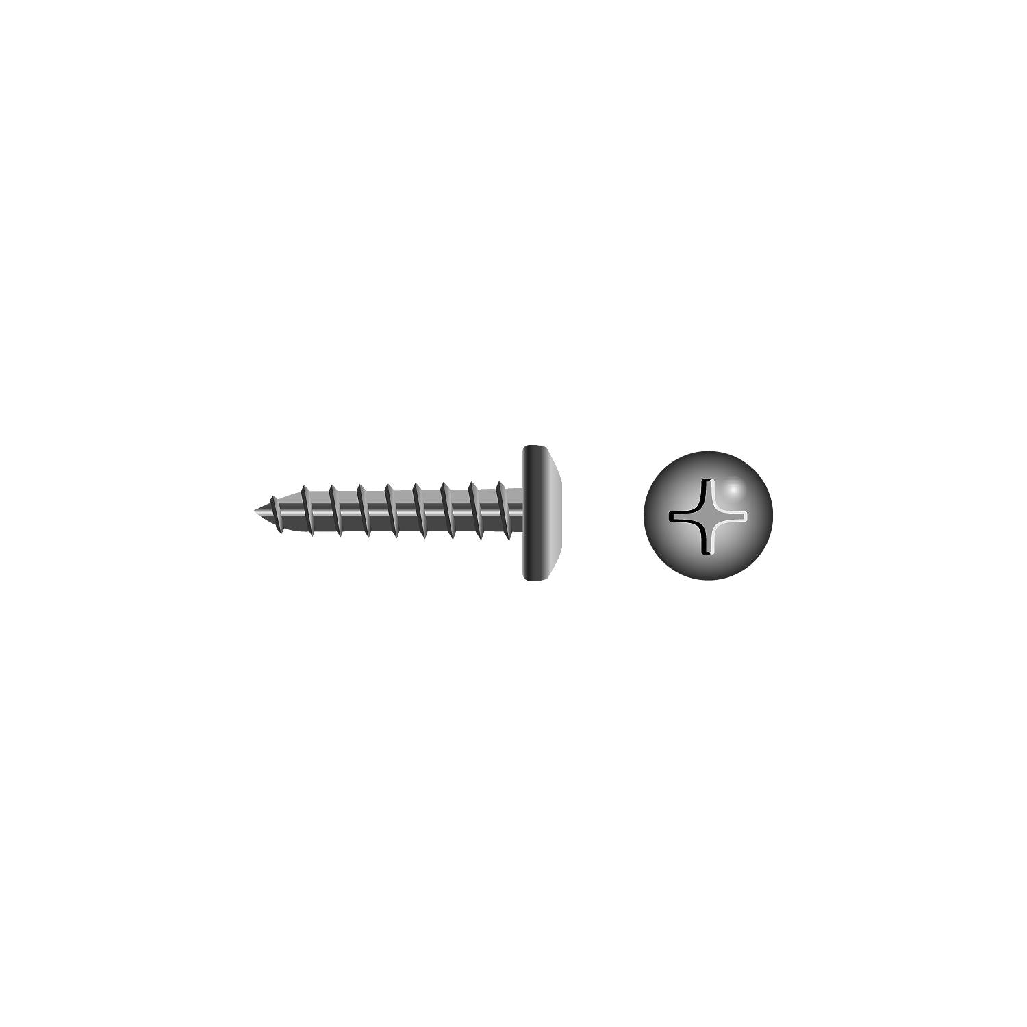Seachoice SC0532 Phillips Tapping Screw Pan Head, #6 x 3/4"