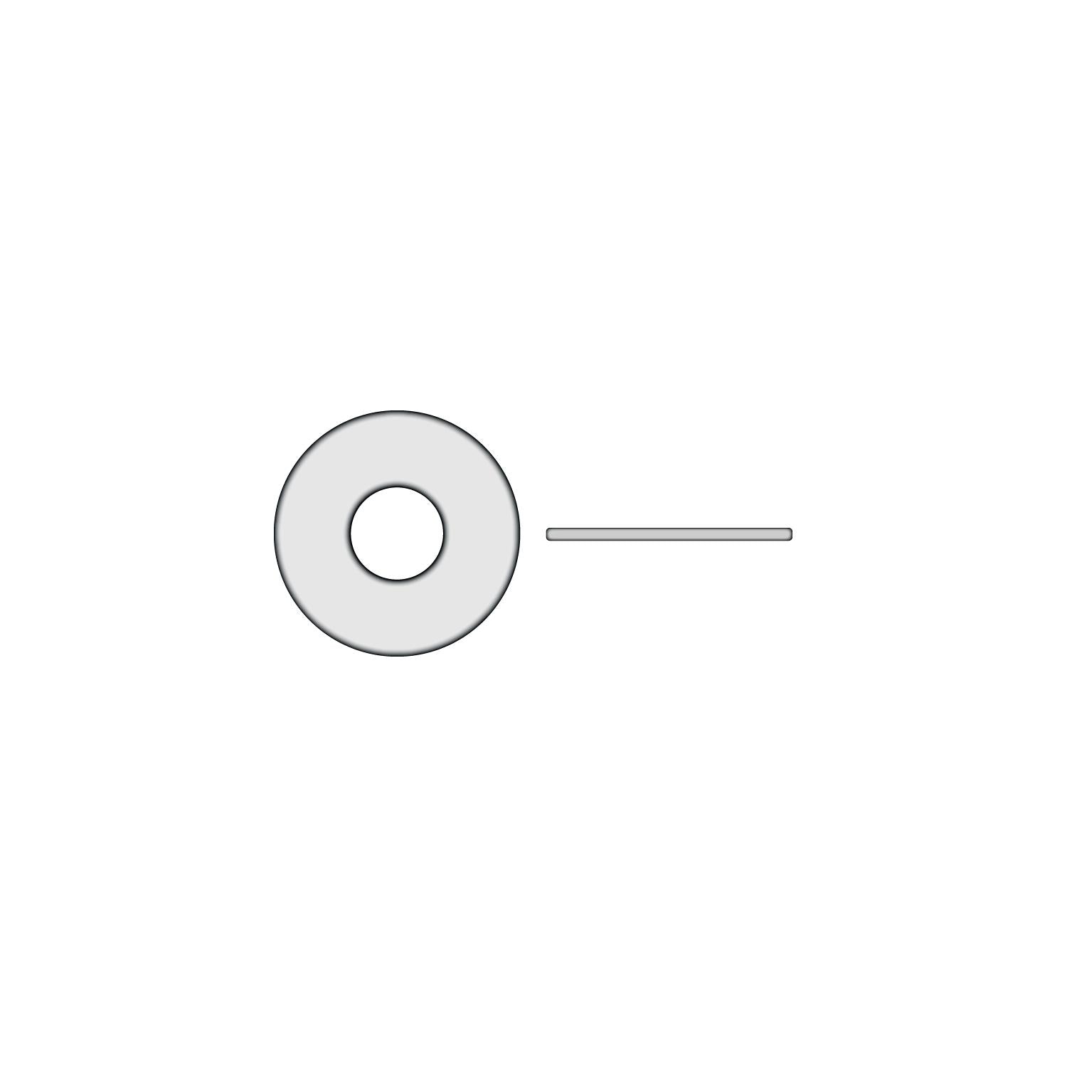 Seachoice SC3088 Nylon Flat Washer 3/8", 0.62" Thick, OD 1"