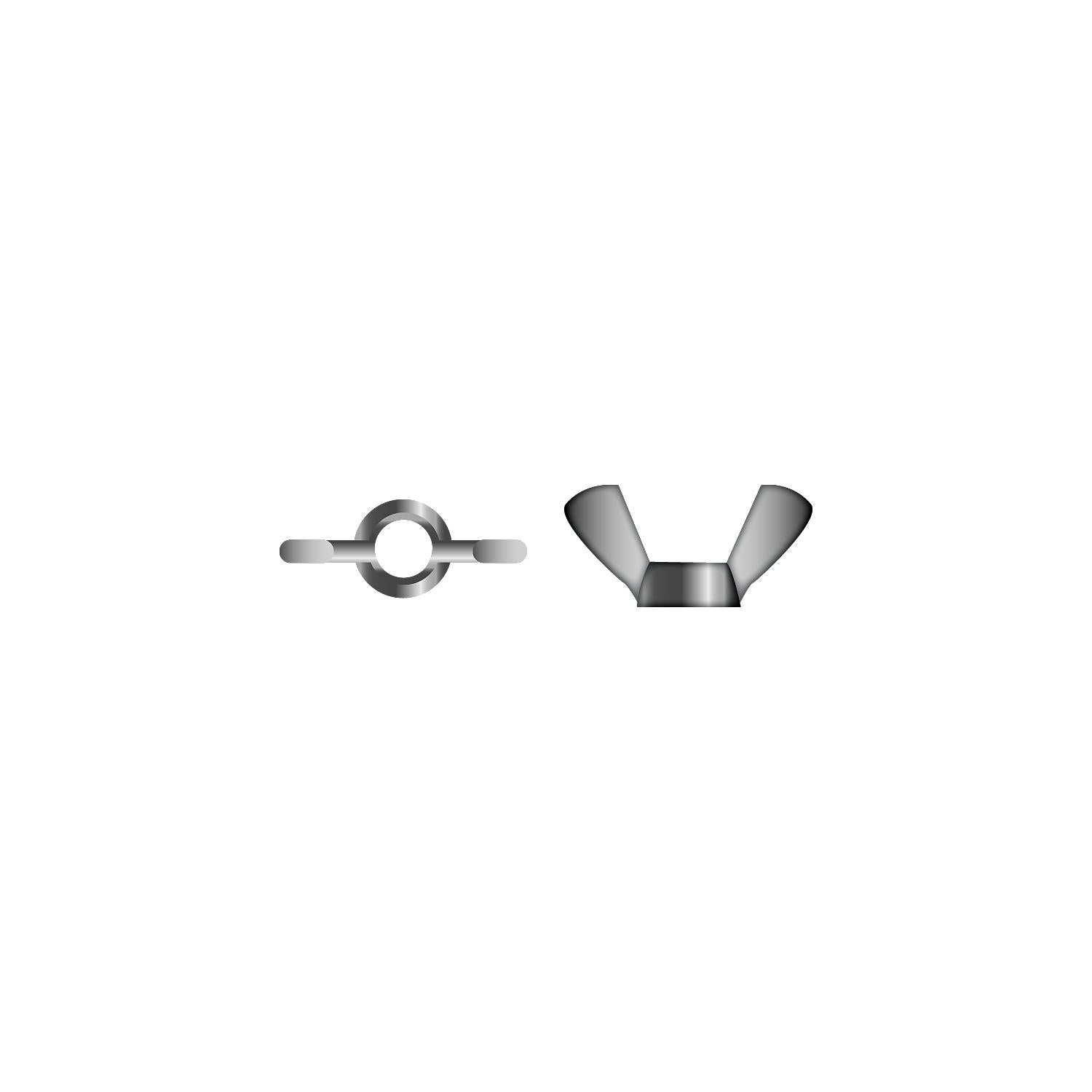 Seachoice MP1372SC Stainless Steel Wing Nuts