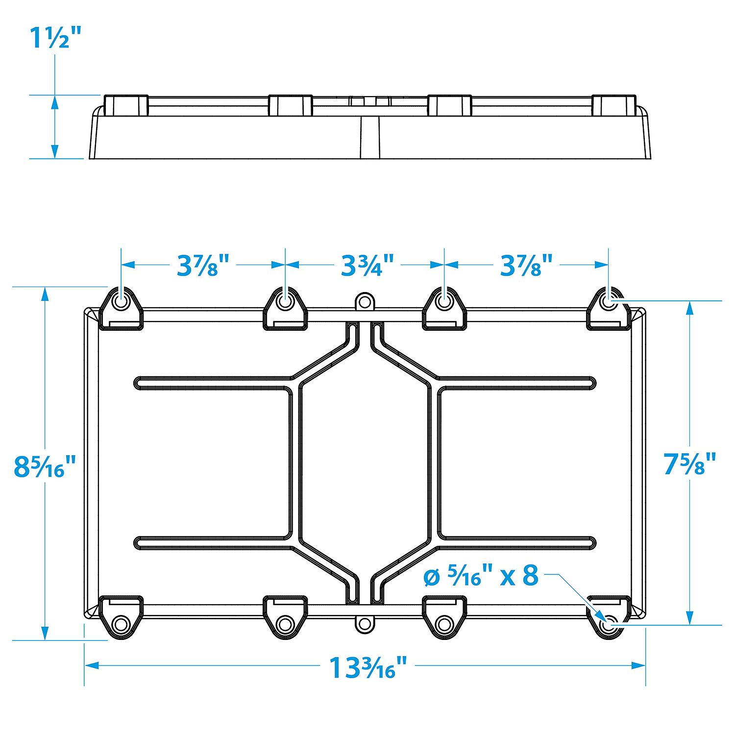 Seachoice 50-22071 Battery Tray, Group 29