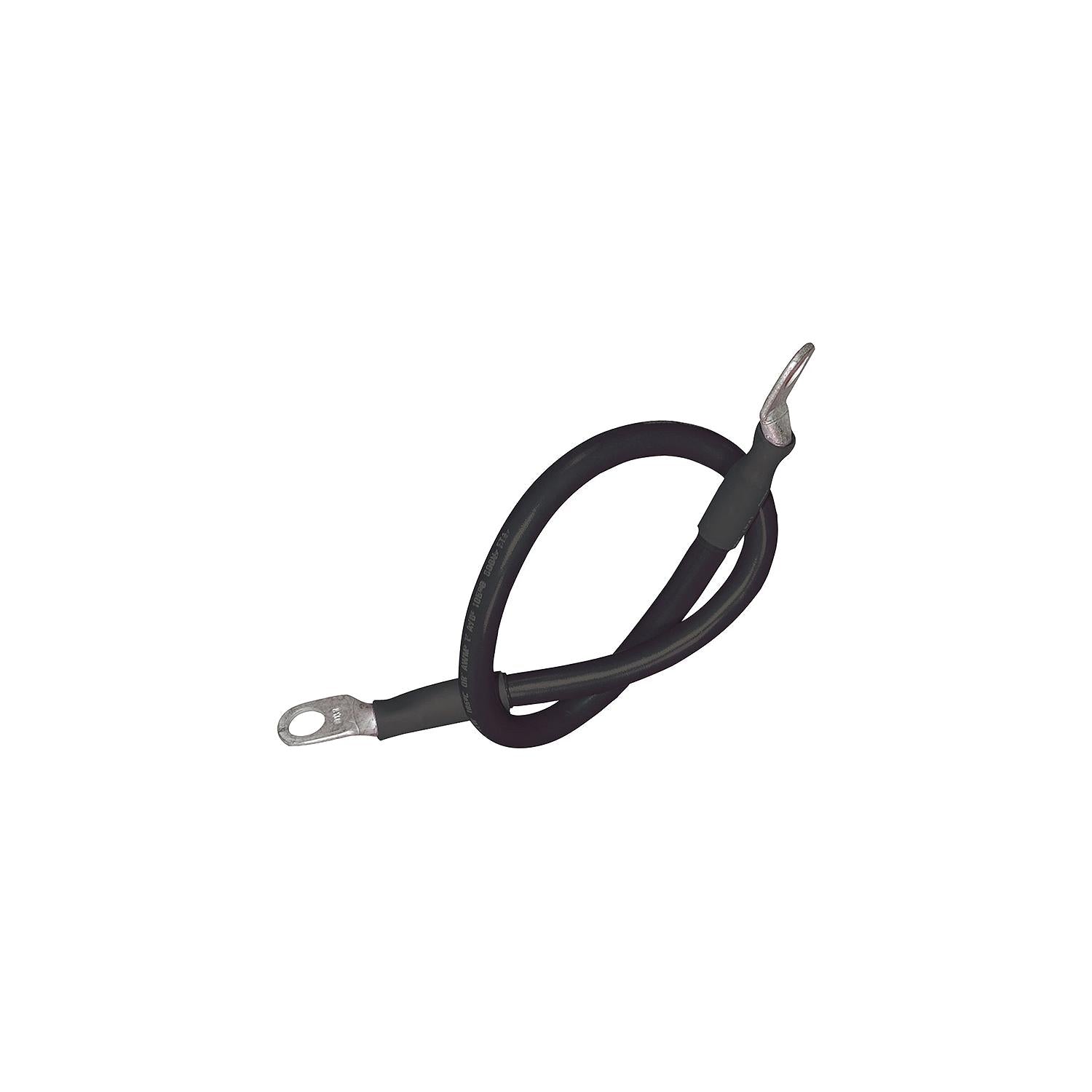 Seachoice 63001 Tinned Copper Battery Assembly, 2 AWG, Black, 2'