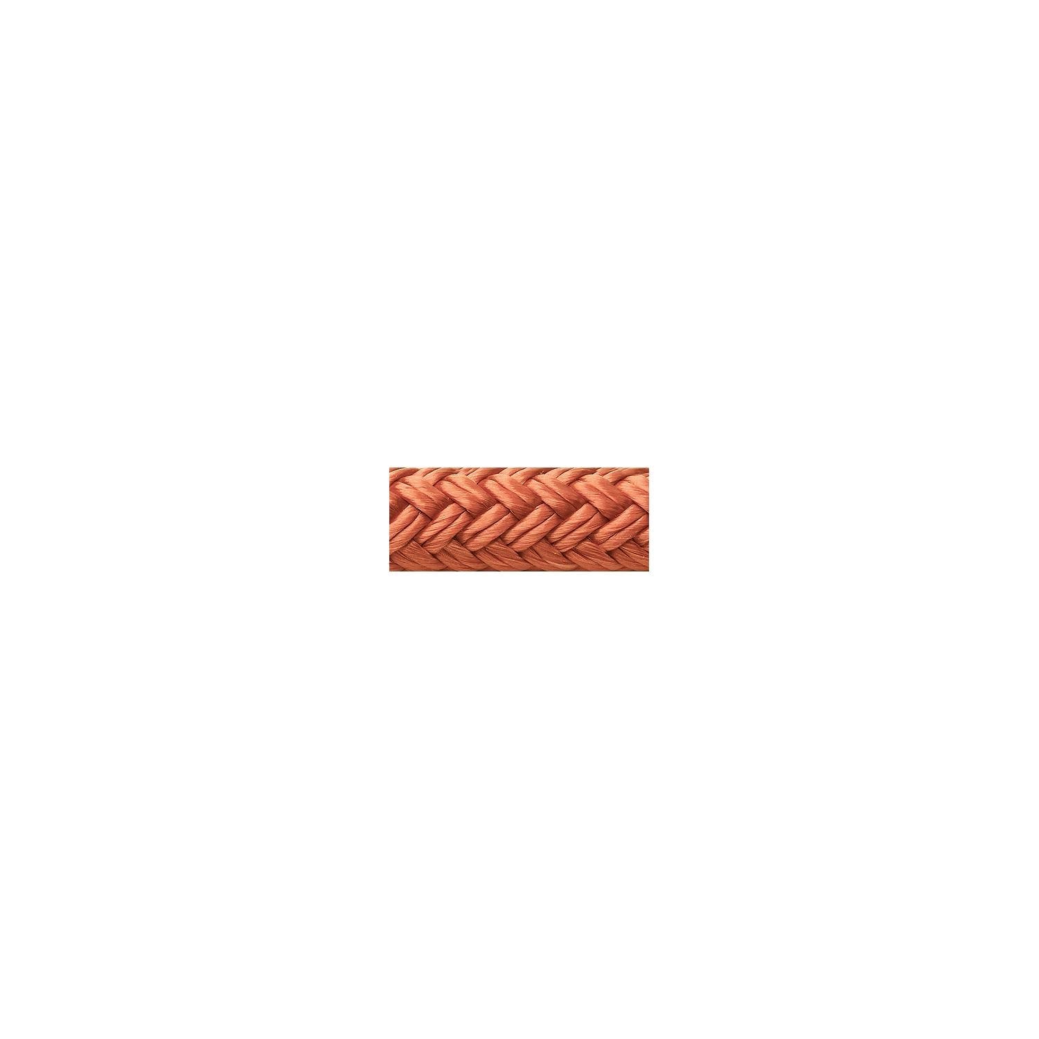 Seachoice Double-Braid Nylon Dock Line w/ Eye Splice, Pre-Shrunk, Heat Stabilized, 3/8 In. X 15 Ft., Red