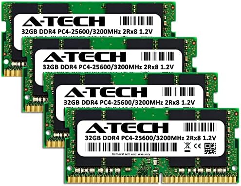 A-Tech 8GB DDR4 3200 MHz SODIMM PC4-25600 (PC4-3200AA CL22 Non-ECC Laptop RAM Memory Module