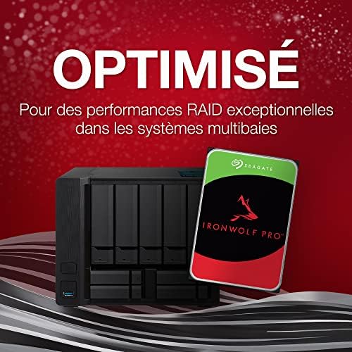 Seagate IronWolf Pro 18TB NAS HDD, ST18000NE000 SATA 6Gb/s 3.5" (Renewed