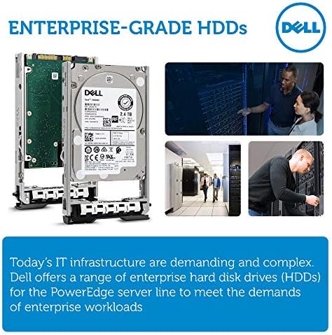 Dell 400-AUQX 2.4TB 10K SAS 2.5-Inch PowerEdge Enterprise Hard Drive in 13G Tray Bundle with Compatily Screwdriver Compatible with 400-AVBX W9MNK R720 R730 R630|B07Y2DR7YC